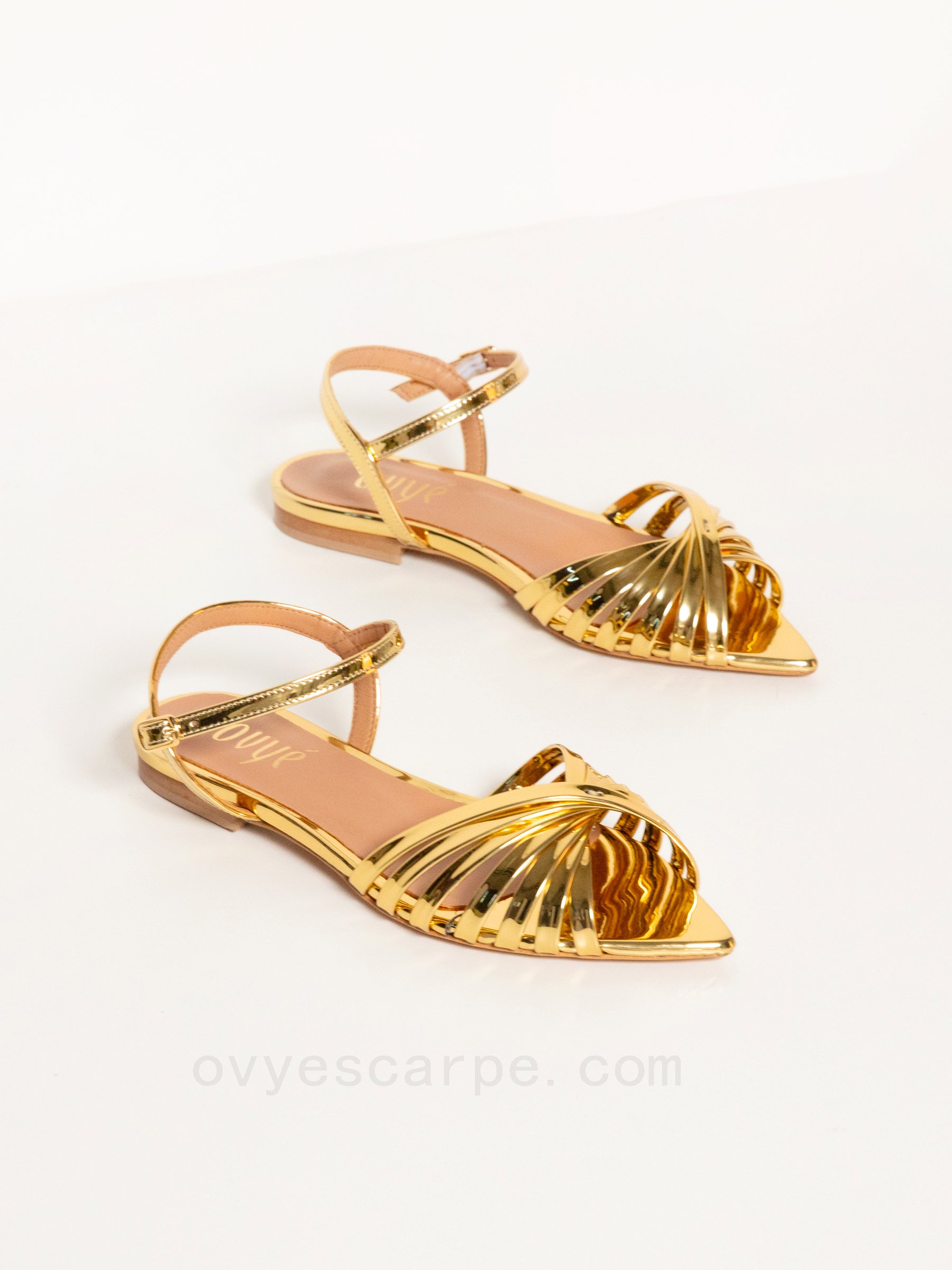 (image for) Outlet Online Mirror Sandal Gold Color F08161027-0588 ovye online